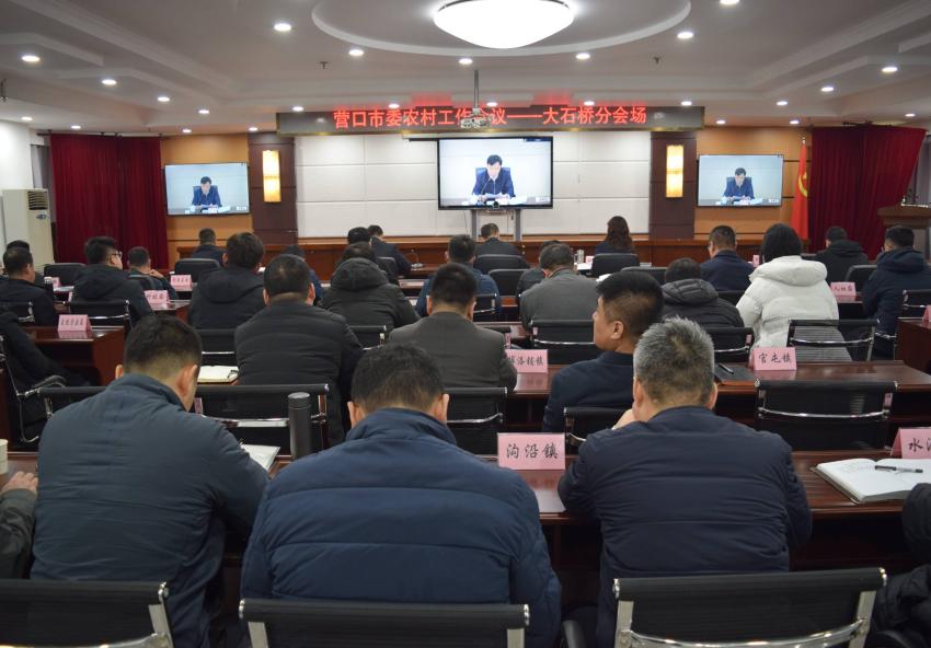 大石桥市收视收听营口市委农村工作会议并召开大石桥市委农村工作会议